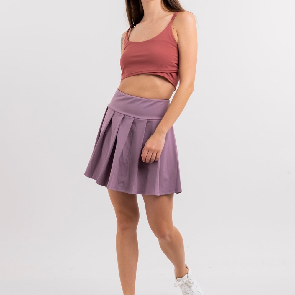 New large Shasa Purple Mini Skater Skirt